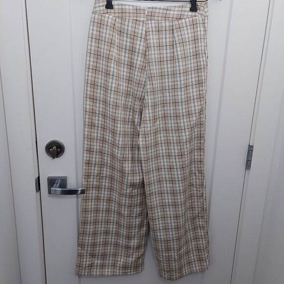 Shein High Waisted Tartan Pants - Picture 4 of 10